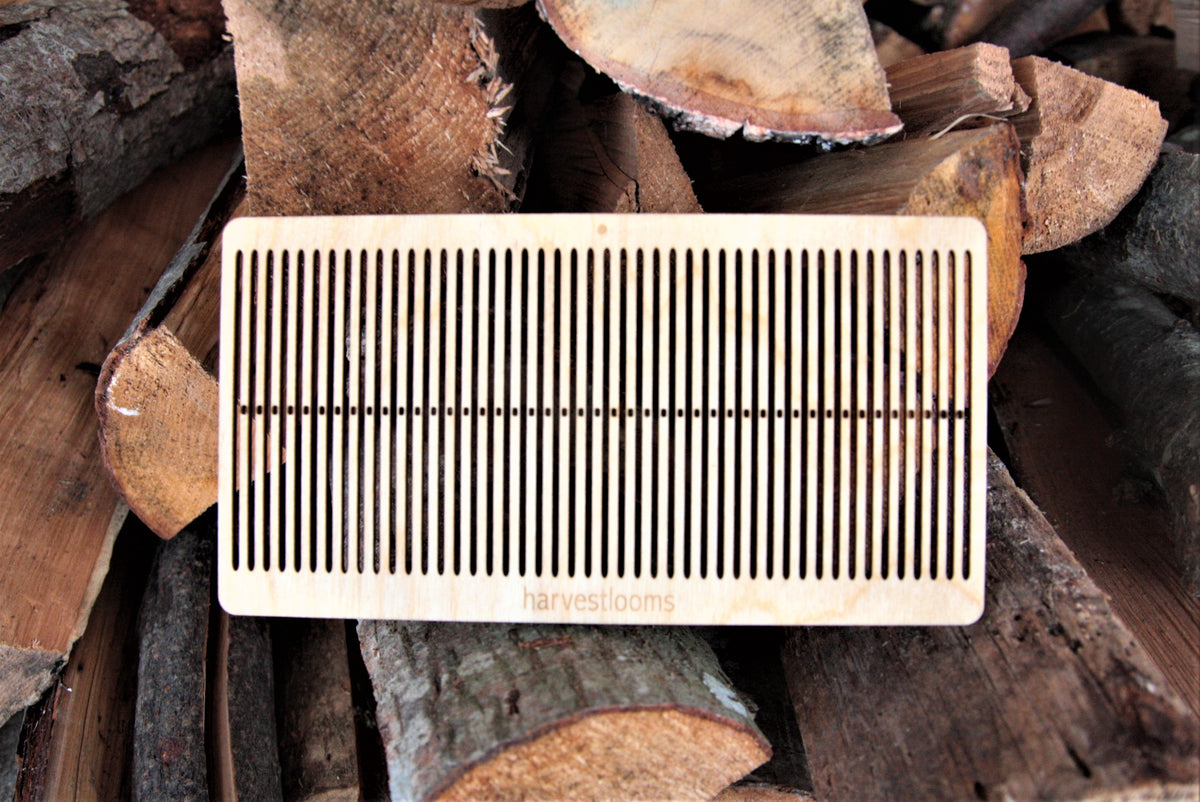 10 dpi rigid heddle board for backstrap weaving – Harvest Looms