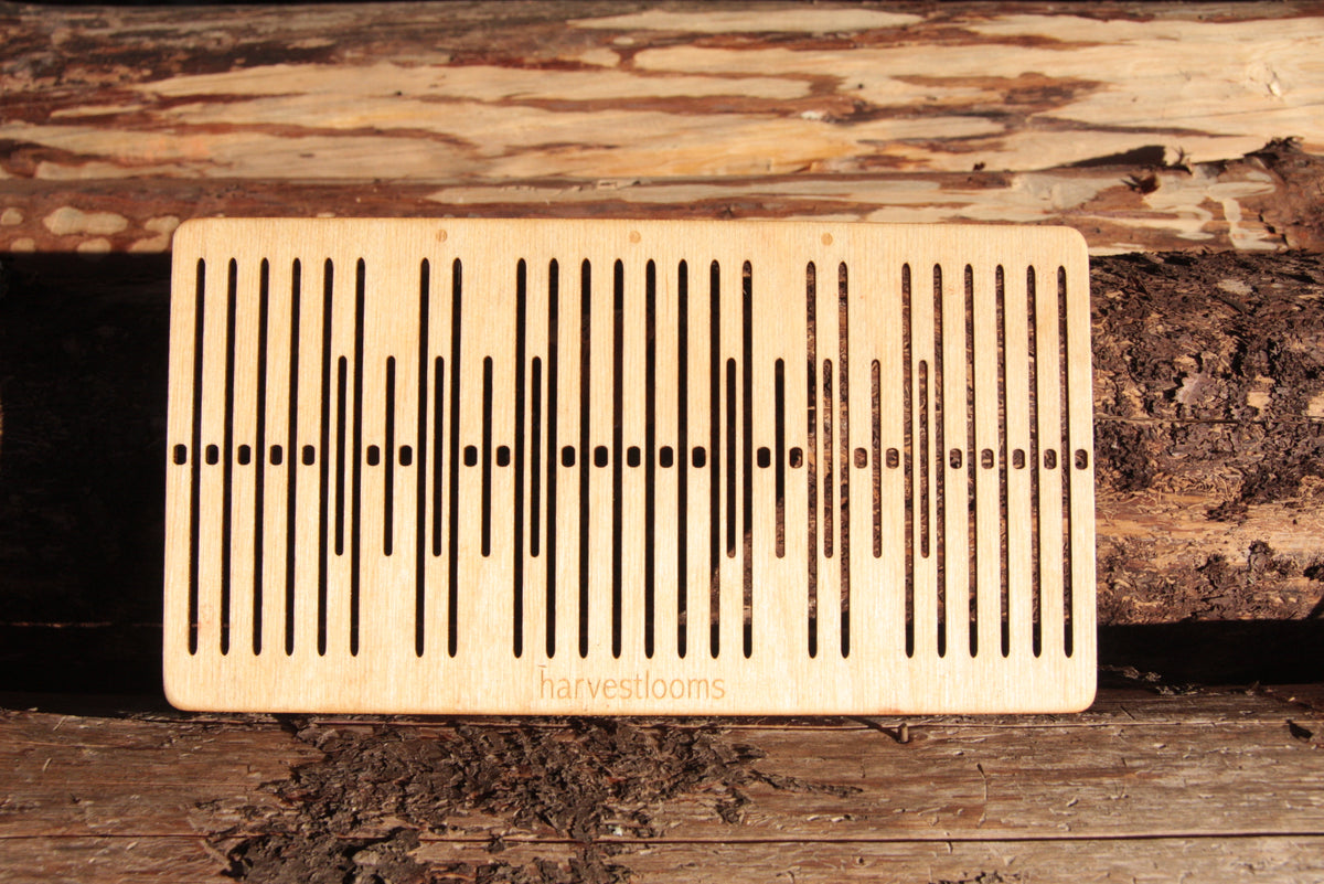 10 double slotted rigid heddle weaving loom – Harvest Looms
