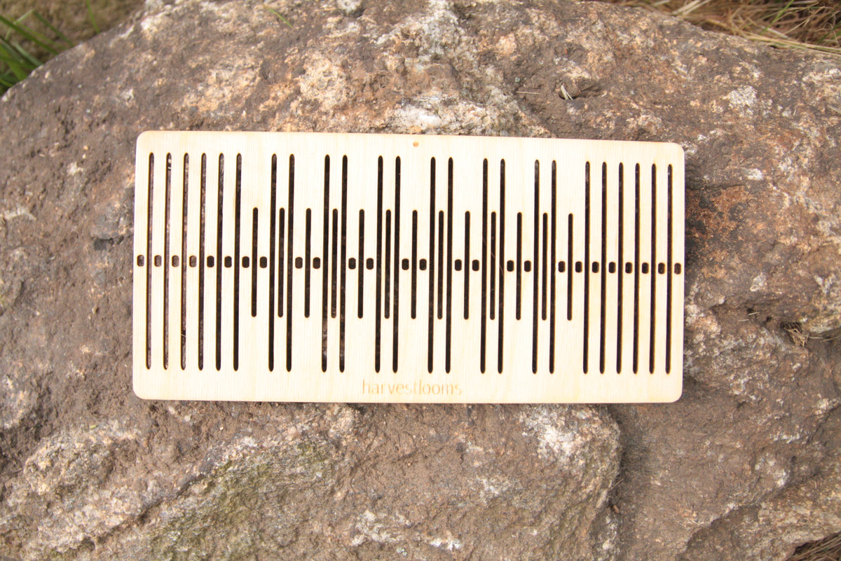 13 double slot rigid heddle band weaving loom – Harvest Looms