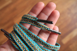 How to make shoelaces from narrow bands