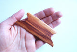 Plum wood weaving shuttle - Harvest Looms