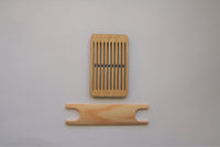 Small heddle and shuttle set 10 dpi - Harvest Looms