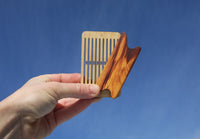 Small 10 dpi heddle with plum shuttle - Harvest Looms