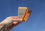 Small 10 dpi heddle with plum shuttle - Harvest Looms