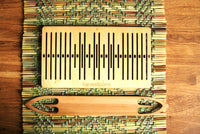 7 pattern thread double slot loom with shuttle - Harvest Looms