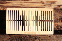7 pattern thread double slot loom with shuttle - Harvest Looms