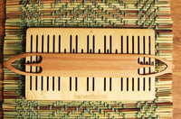 7 pattern thread double slot loom with shuttle - Harvest Looms
