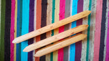 Rag rug hardwood shuttle
