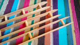 Rag rug hardwood shuttle