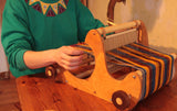the Harvester- table loom, beginner loom, rigid heddle loom,  tape loom, children's loom