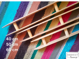 Rag rug hardwood shuttle