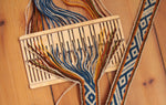 11 double slotted rigid heddle - Harvest Looms backstrap weaving supplies for band weaving rigid heddle looms