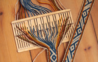 11 double slotted rigid heddle - Harvest Looms backstrap weaving supplies for band weaving rigid heddle looms