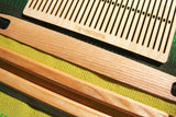 6dpi Eurotown loom full set - Harvest Looms backstrap weaving supplies for band weaving rigid heddle looms