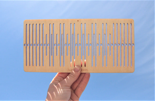 13 double slot rigid heddle - Harvest Looms backstrap weaving supplies for band weaving rigid heddle looms