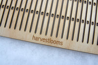 double hole heddle full kit with shuttle and sword - Harvest Looms backstrap weaving supplies for band weaving rigid heddle looms