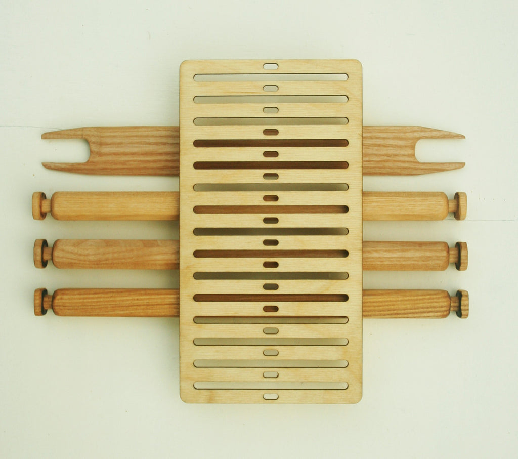 Small Weaving Loom With Knife Shuttle, Backstrap Weaving, Table