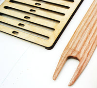 3dpi Eurotown backstrap half kit - Harvest Looms backstrap weaving supplies for band weaving rigid heddle looms