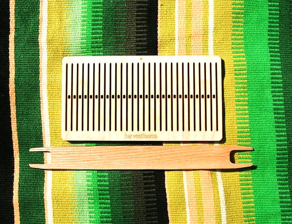 6dpi Eurotown half set - Harvest Looms backstrap weaving supplies for band weaving rigid heddle looms